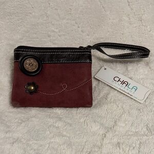 Red and Black Wristlet